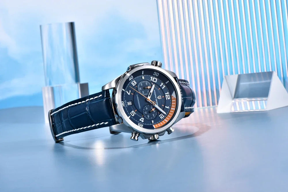 PAGANI DESIGN Leather Chronograph