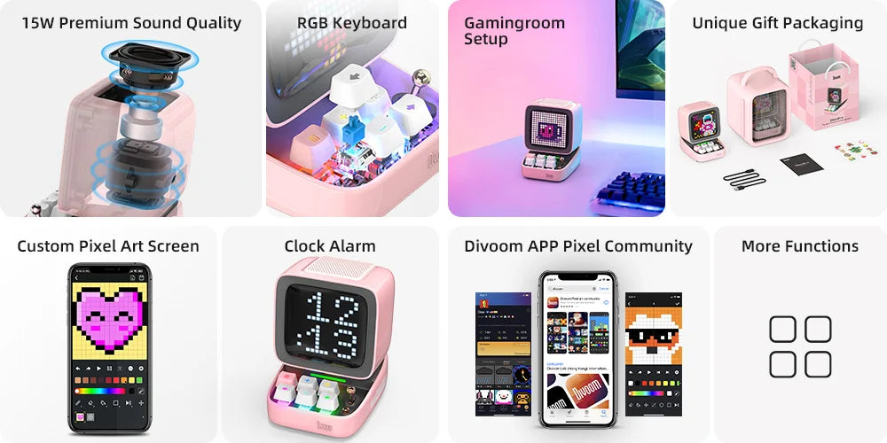Divoom Ditoo-Pro Pixel Art Speaker