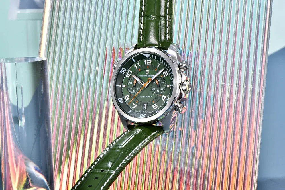 PAGANI DESIGN Leather Chronograph