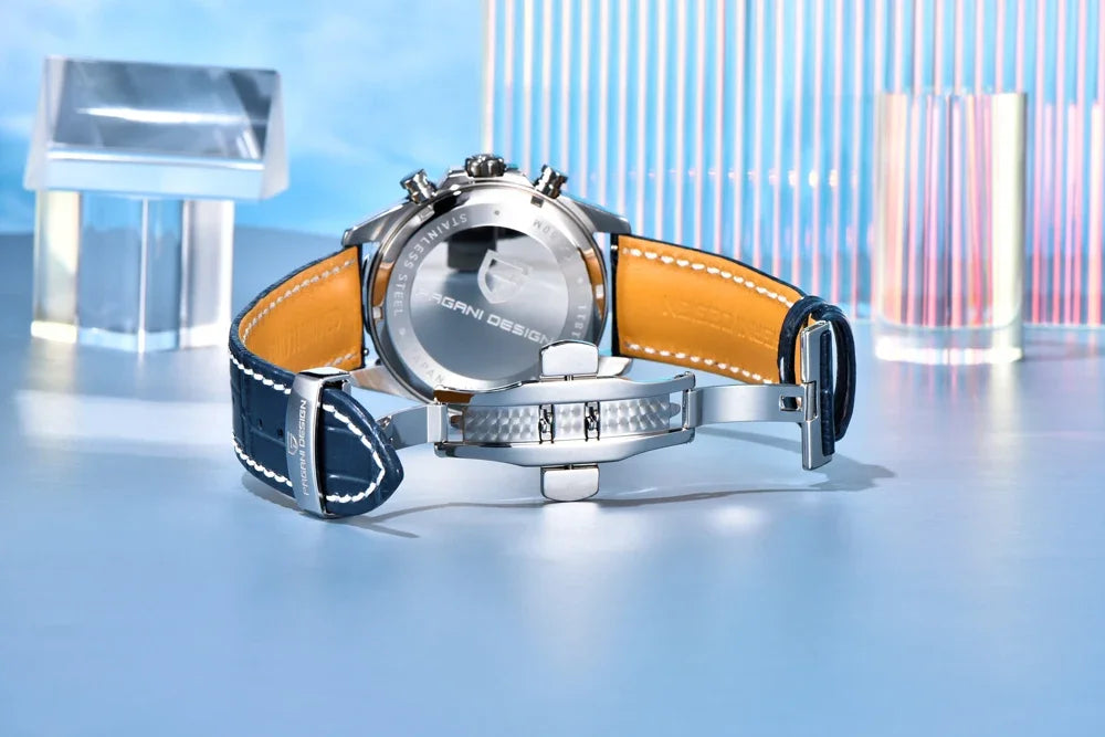 PAGANI DESIGN Leather Chronograph