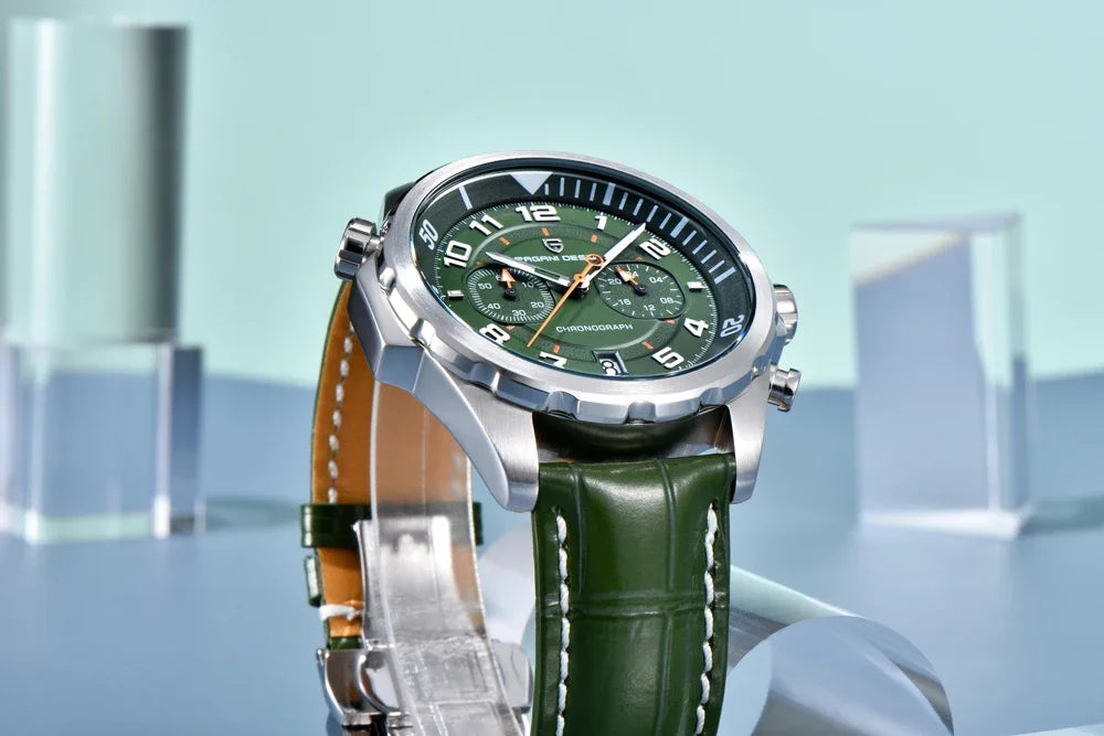 PAGANI DESIGN Leather Chronograph