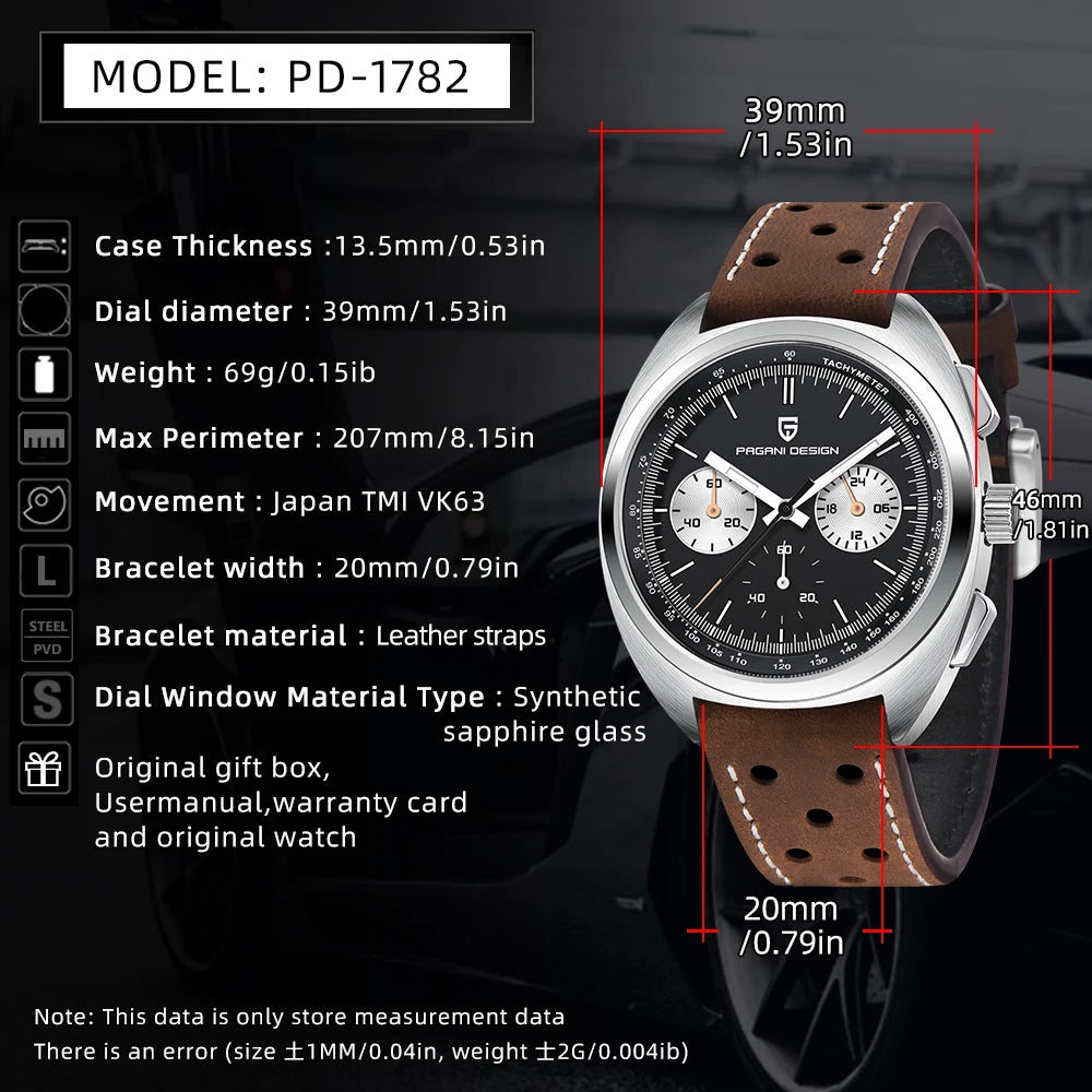 PAGANI DESIGN Panda Chronograph