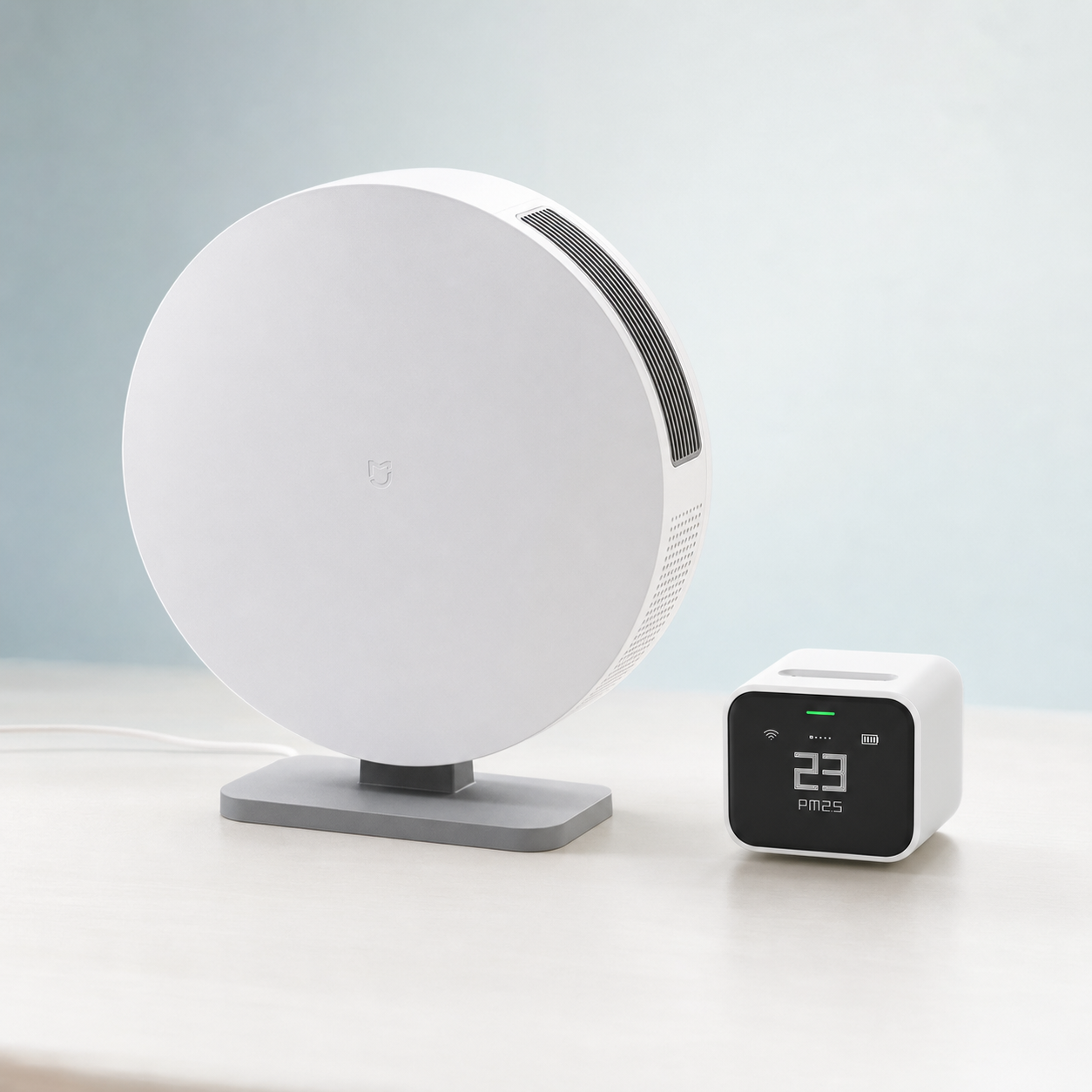 Mijia desktop air purifier and QP Lite air quality monitor bundle