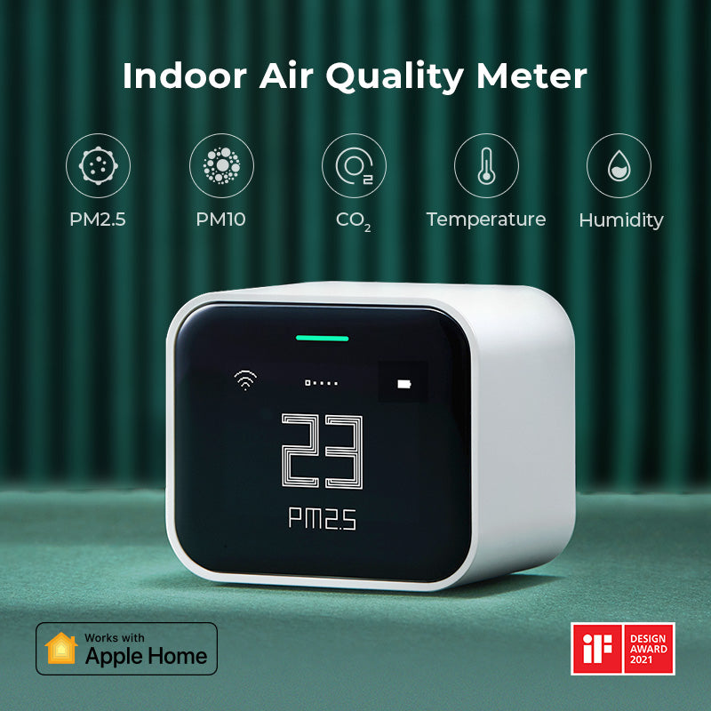 QP Lite displaying a PM2.5 reading
